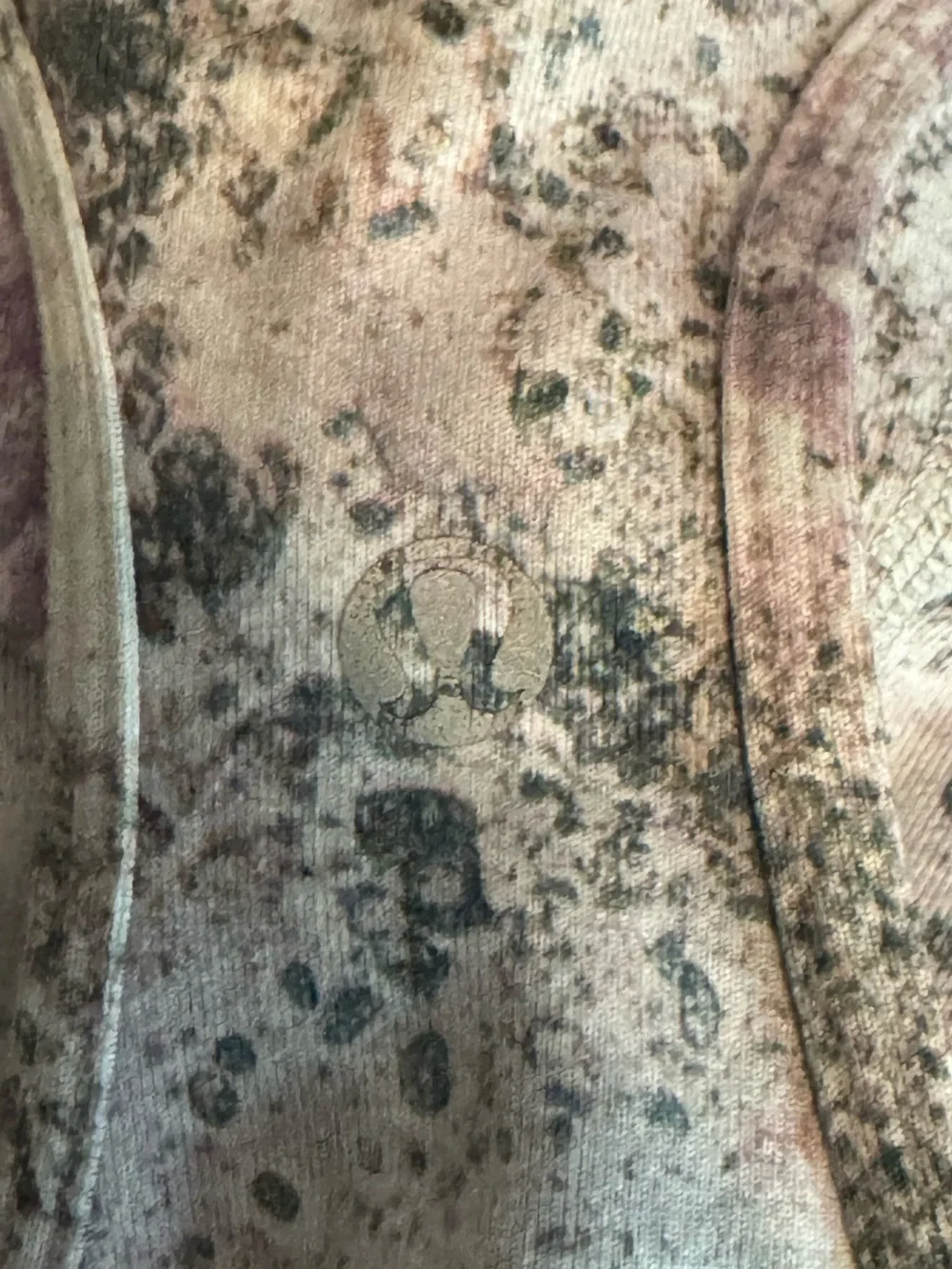 Lululemon Abstract Print Racerback Tank Top Women’s Small Estimated Size 6